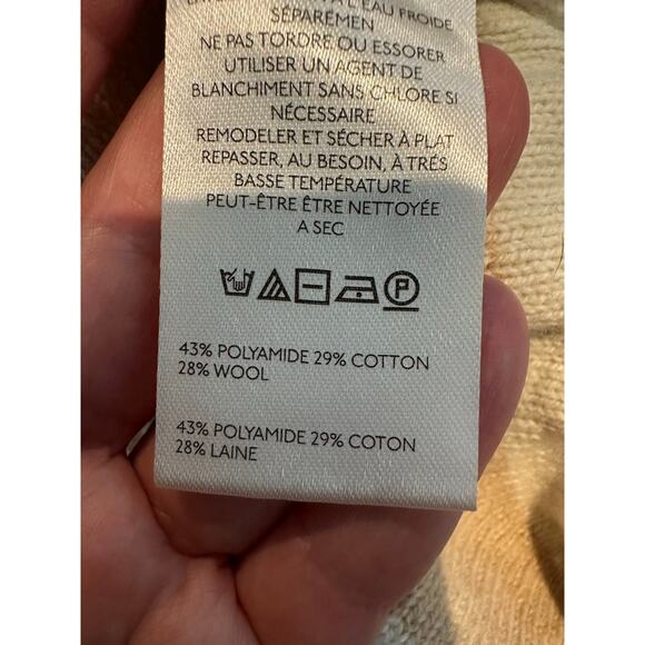 We The Free Women’s Into the Blue Oversized Crop Sweater – Sz Large NWT Relaxed - Picture 8 of 11